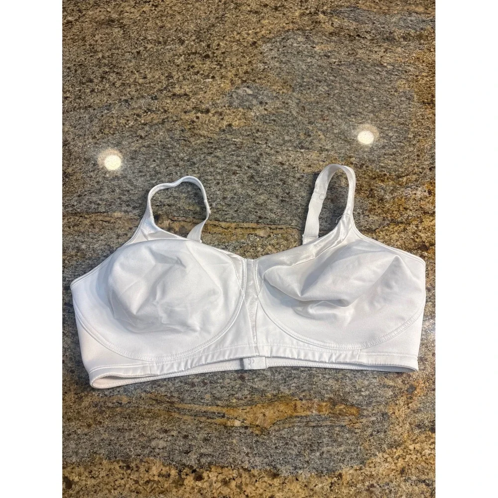 Playtex 18 Hour Ultimate Shoulder‎ Comfort Wirefree Bra 4803 White 44D